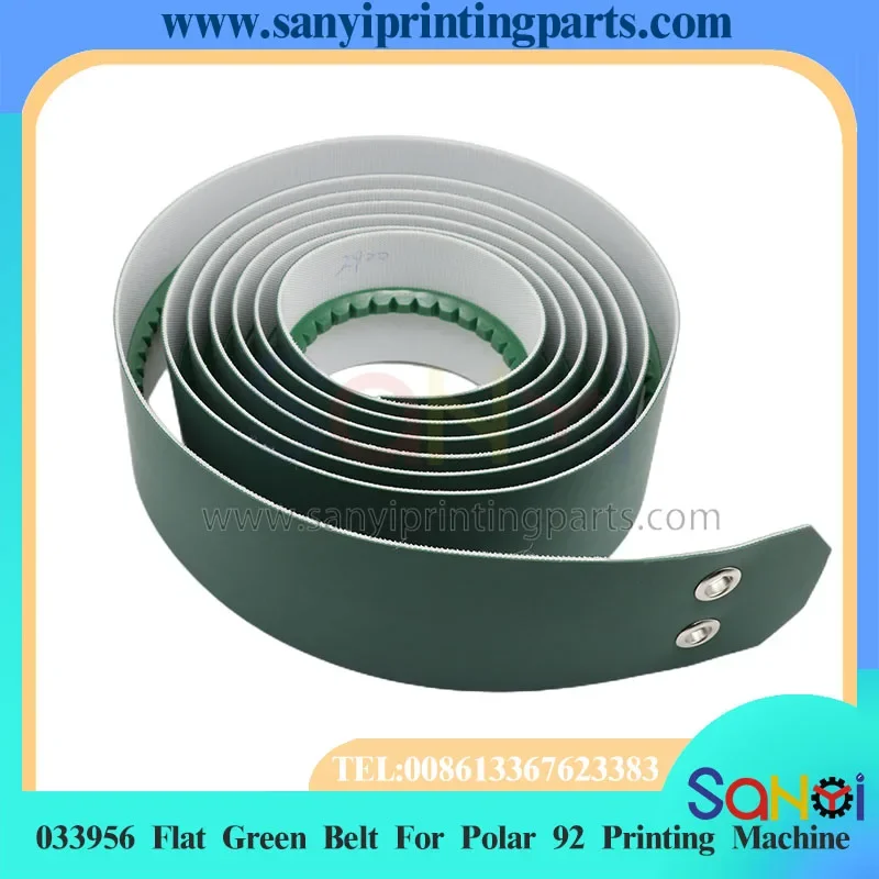 

Лучшее качество 033956 Плоский зеленый ремень 2900x60 мм для деталей печатной машины Polar 92