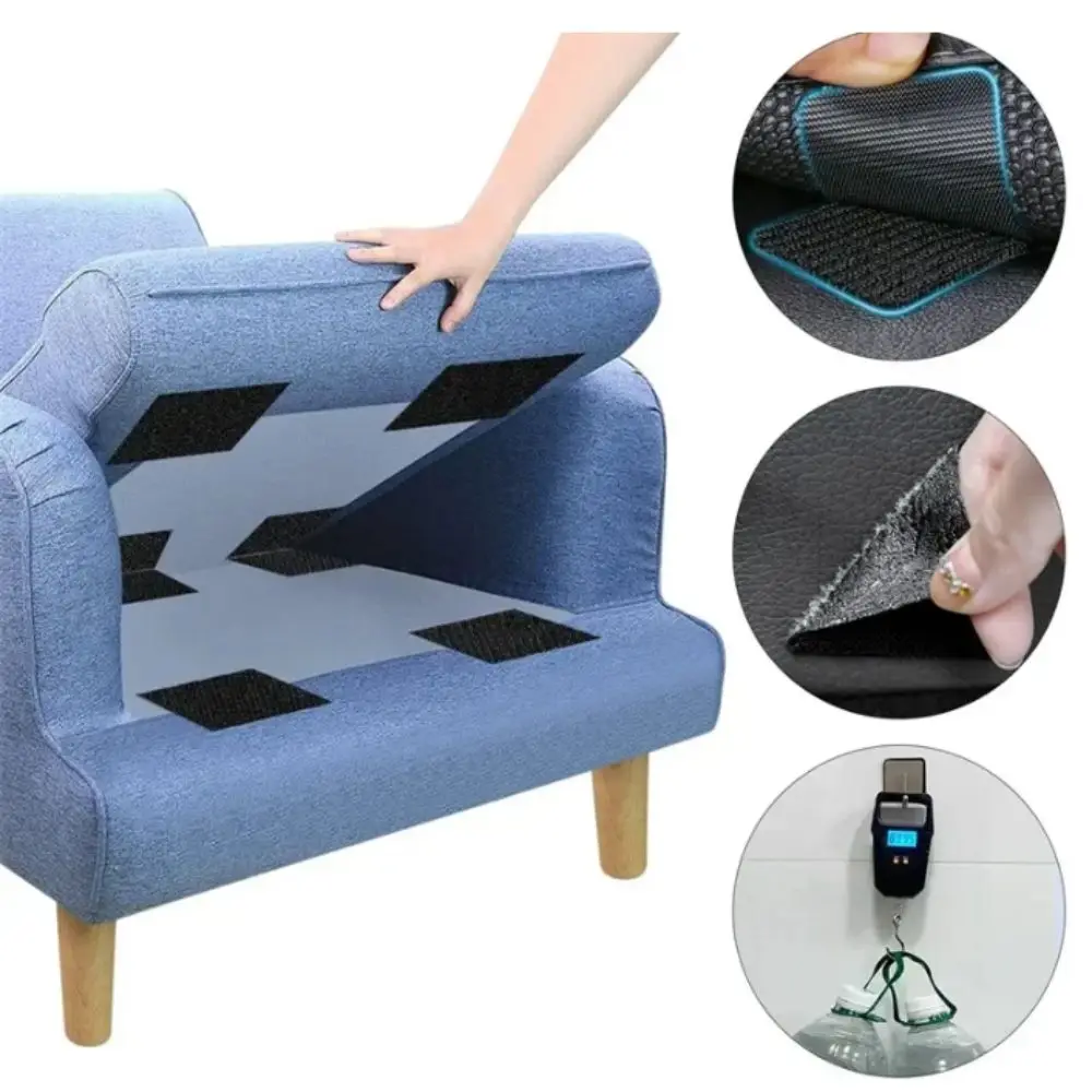 Very Strong Adhesive Hook and Loop Tape Self-adhesive Super Hook and Loop Super Fastener Tape Double Sided Scratch Resistant