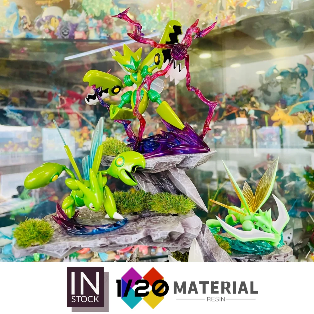 

[In Stock]1/20 Resin Scale World [MEGAZZ] - Scyther & Scizor & Mega Scizor & Kleavor [Split RE-MENT]
