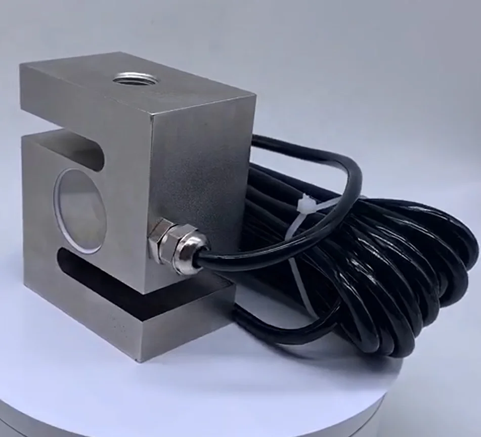 LCTSC 50kg-5000kg Measurement Accuracy of S-type Tension and Pressure Weighing Sensor