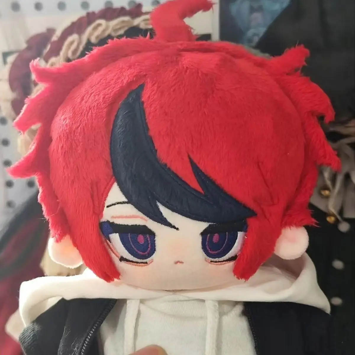 20CM 더 헌드레드 라인 스미노 타쿠미 코스프레 봉제인형 바디 만화 드레스업 면 인형 의류 봉제완구 크리스마스 선물