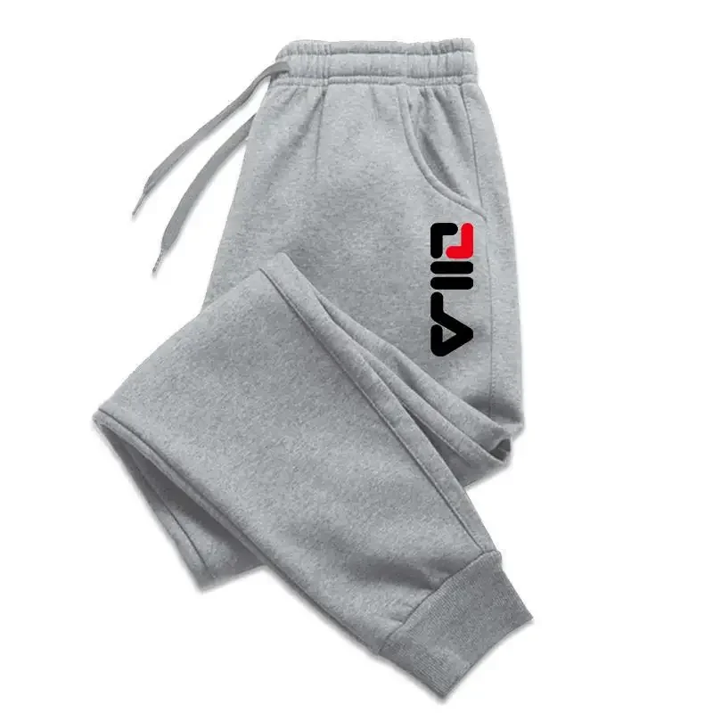 Pantalones de chándal informales para hombre, ropa deportiva de algodón, ajustados, para gimnasio, Fitness, marca de entrenamiento, Otoño e Invierno