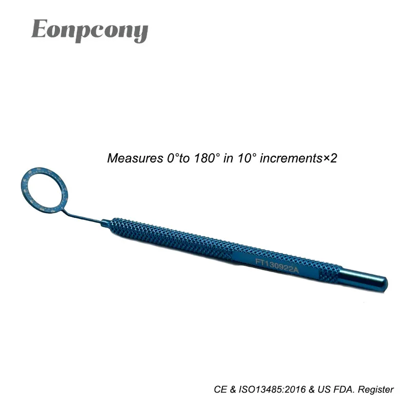 Mendez/Henderson Degree Gauge Titanium Alloy  Ophthalmic Surgical Instruments