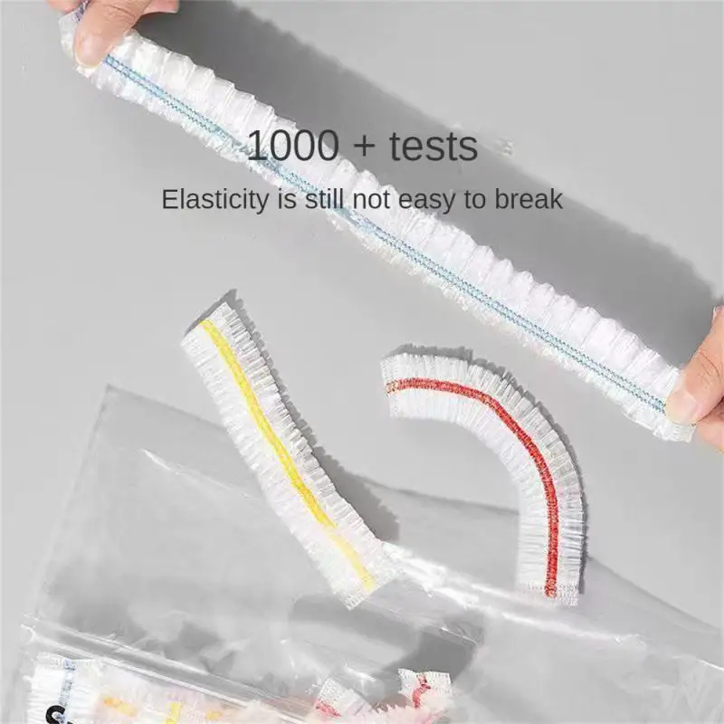 Disposable Food Cover Saran Wrap Plastic Bag Food Grade Fruit Vegetable Storage Bag Elastic Plastic Bag Kitchen Fresh Keeping