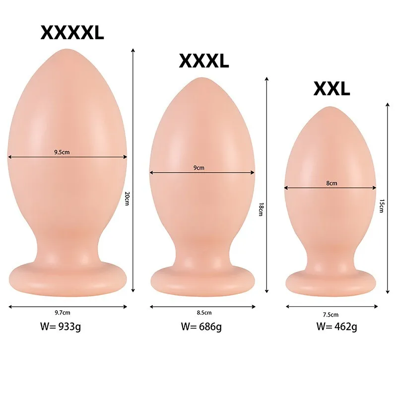 3.74inch Huge Anal Sex Toys Big Butt Plug Dildo Anus Dilator Buttplug Prostate Massager Masturbation for Men Women Adult Sexual