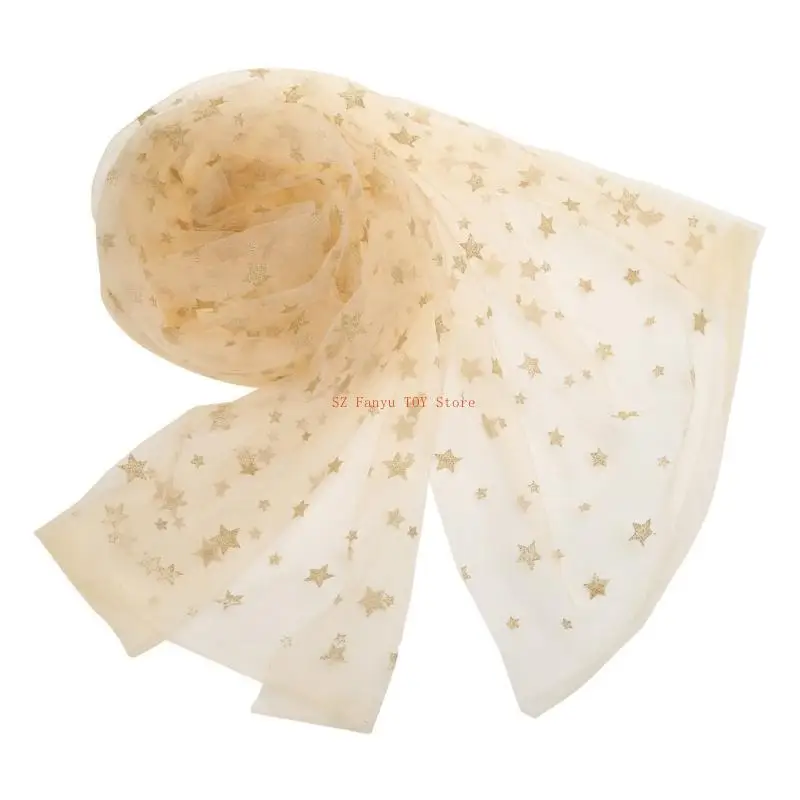 96gc Neugeborene Fotografie Requisiten Maschengarndecke Baby Starry Swaddling Wrap Hintergrund