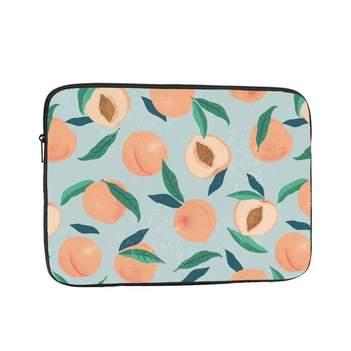 Laptop Bag Sleeve Fruit 12 13 15 17 Inch Notebook Sleeve Cover Bag Peach Shockproof Case