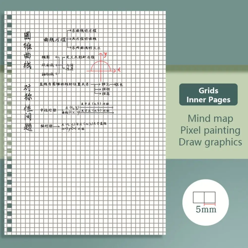 80 ورقة A5/B5/A4 لفائف دفتر شبكات/فراغ/خط أفقي دوامة دفتر الوجه على المفكرة عالية الجودة كراسة الرسم مذكرات كتاب