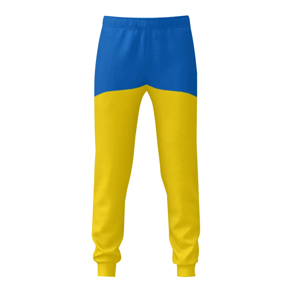 Ukraine Flag Mens Sweatpants with Pockets Joggers for Men Sports Casual Sweat Pants With Drawstring