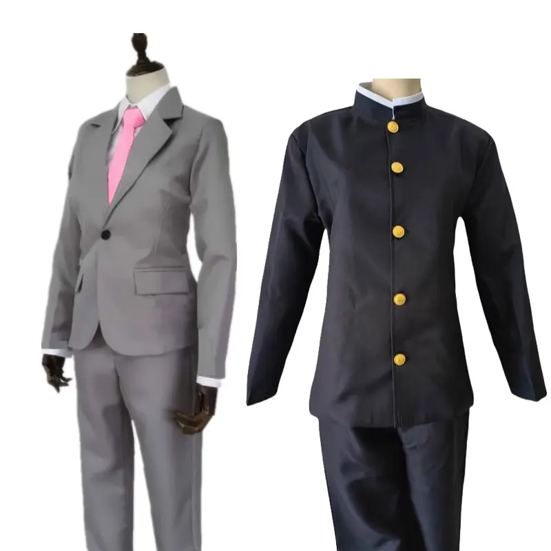 Anime Man Mob Shigeo Kageyama Cosplay Reigen Arataka Cosplay Costume Woman Coat Pants Full Set Custom Size