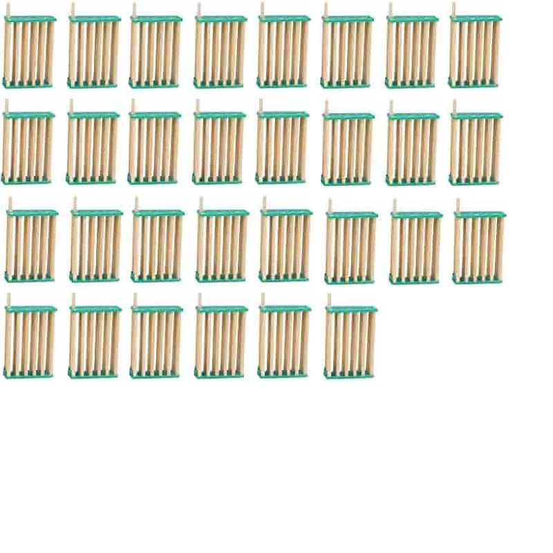 

30PCS Queen Bee Isolation Transport Cage Queen Bee Catcher Beekeeping Bamboo Queen Bee Cage Beekeeping Equipment Apiculture Tool
