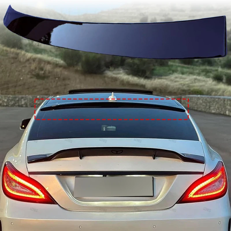 

2012-2017Mercedes Benz W218 spoiler W218 CLS300 CLS350 CLS63 high-quality ABS plastic primer color rear window roof spoiler wing
