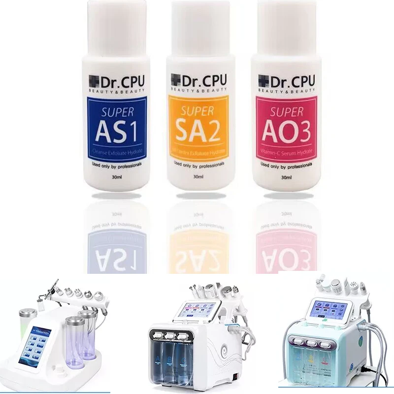 

Концентрированный раствор для аквапилинга AS1 SA2 AO3 для дермабразии Hydrafacial, косметический аппарат, уход за кожей лица, сильное очищение