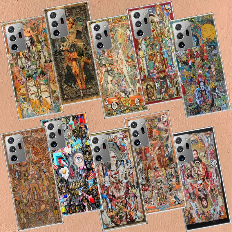 Complex picture digital collage Phone Case For Samsung A55 A35 A25 A15 A05S A04 A04S A14 A24 A34 A54 M11 M12 M21 M30S M31 M31