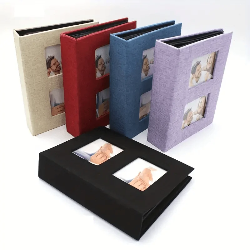 6 Inch 200 Sheets Photo Album Couple Open Window Interstitial Wedding Photo Album Children's Student Record Album