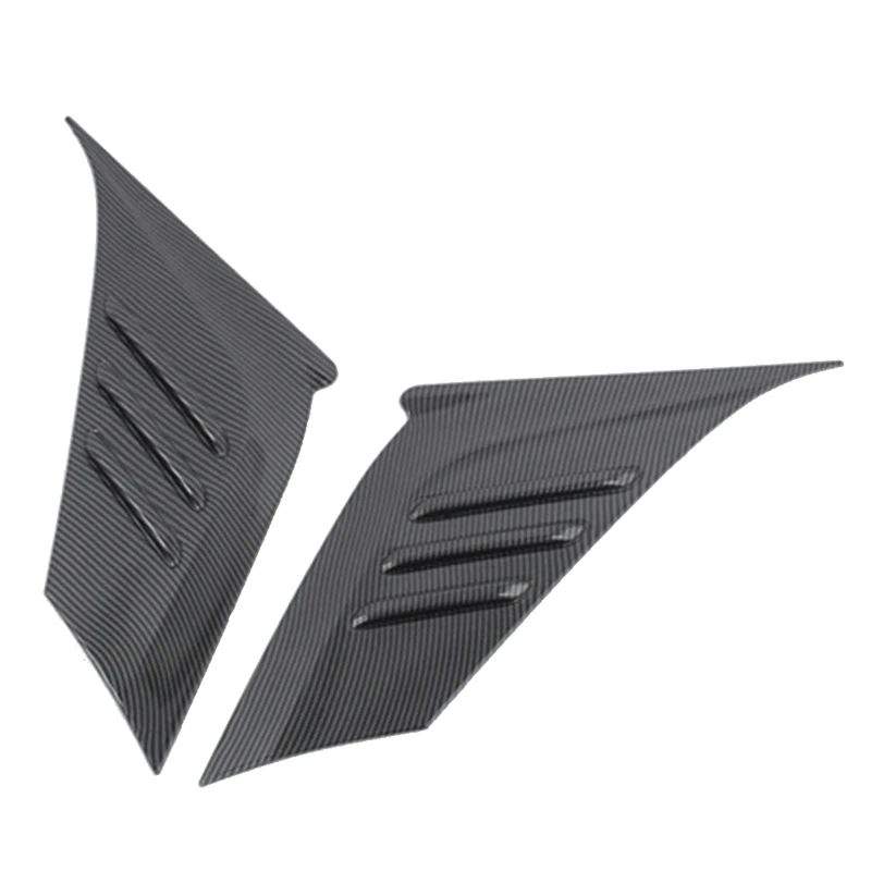 Carbon Fiber Car Rear Window Triangle Panel Cover Sticker Decoration For Honda Odyssey 2022