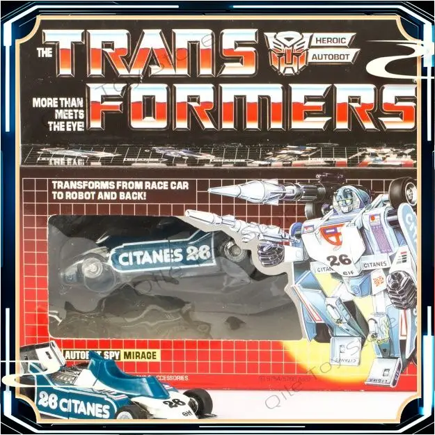 En Stock juguetes transformados G1 azul Color Original animación de carreras 1984 nuevo KO caja sin abrir colección de figuras de acción regalo