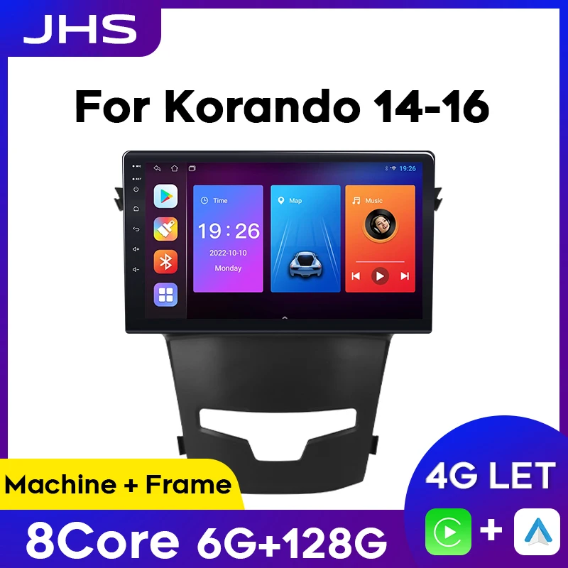 

For SsangYong Korando 2014-2016 Car Radio Multimedia Video Player Android Auto Carplay Navigation Stereo GPS DVD