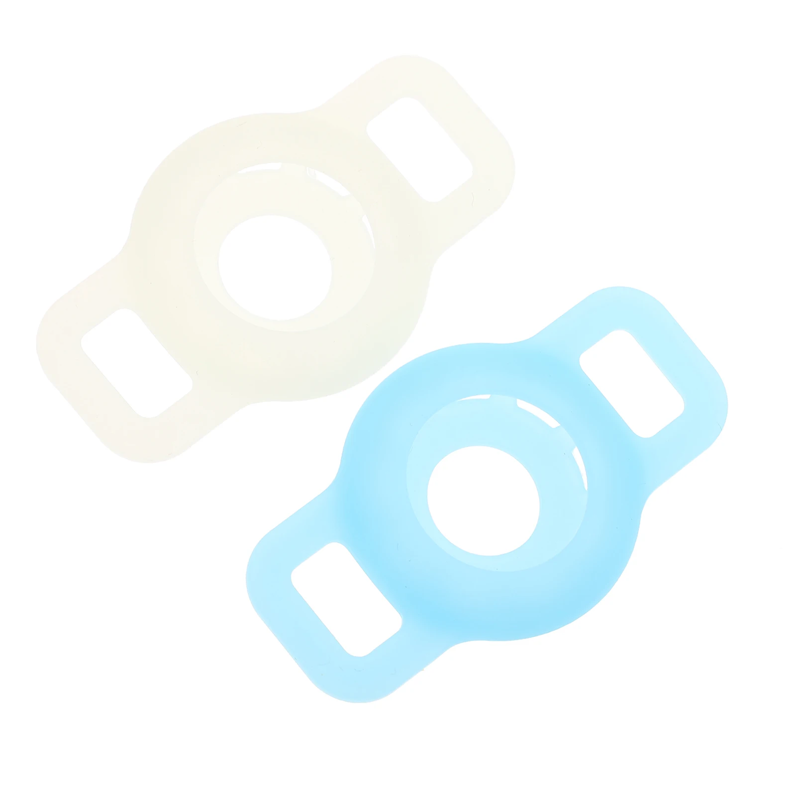 

2Pcs Pet Locator Case Silicone Cover Dog Anti Lost Dust Proof Gift Collar Tracer Cover Protector Tracer
