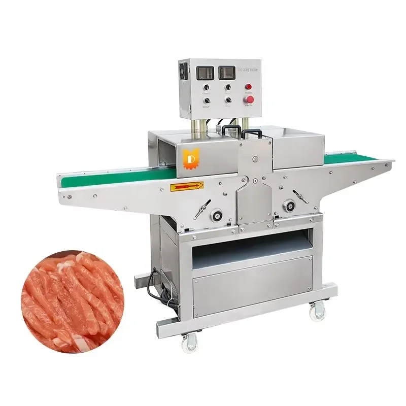 Vertical Commercial Multifunctional Auto Large Electric Fish and Square Meat Slicer Cutter Machine to Cut Slice the Meat
