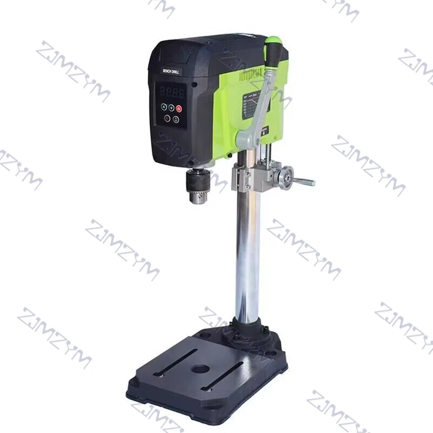 BG-516809 Bench Drill Micro Bench Drill Brushless Speed Control Digital Display Bench Drilling Machine 400W 2500rpm 9mm