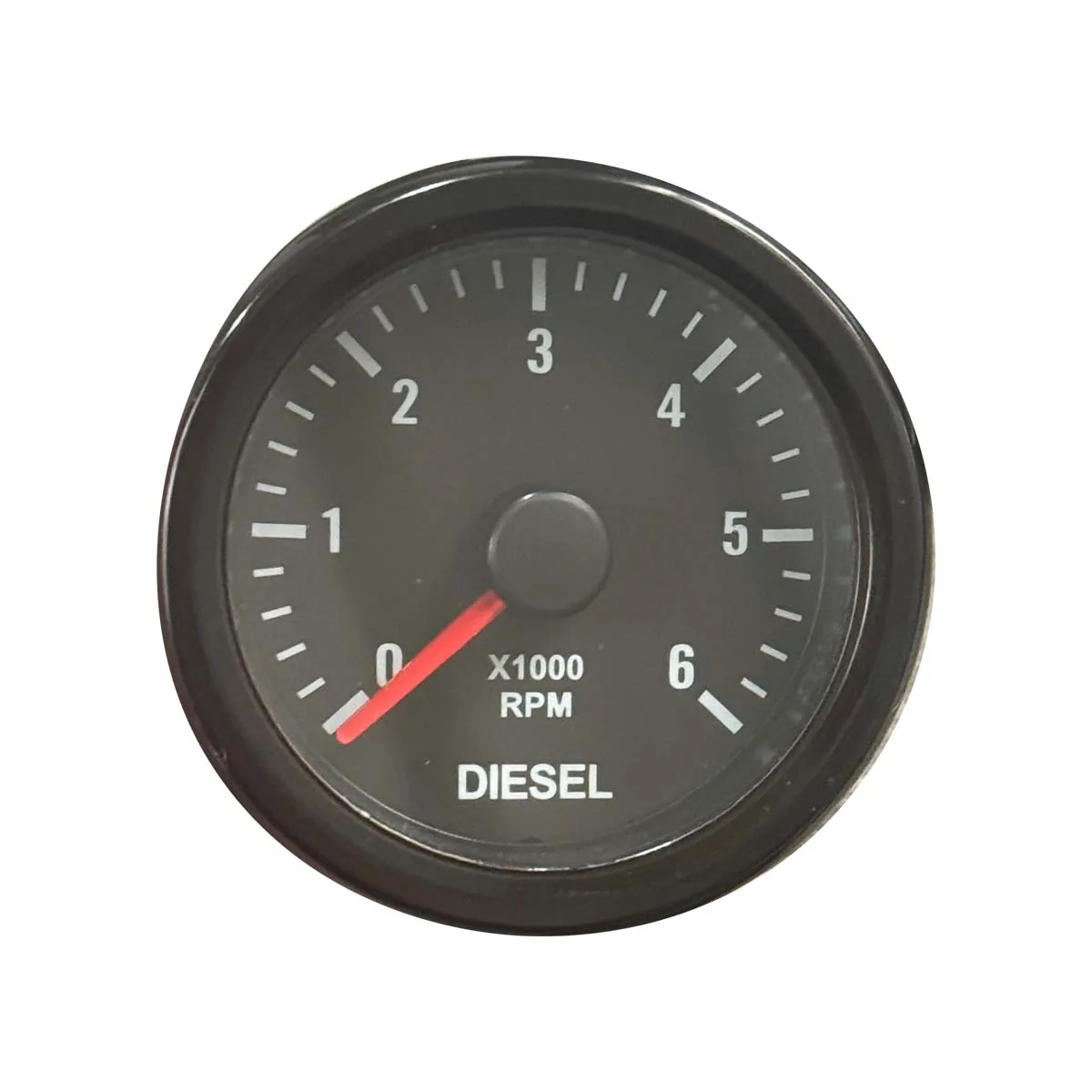 

Hot Sales Black Car Smoke Tachometer 2" 52mm Tinted 0-6(x1000) DIESEL Tacho Gauges Red LED illuminated needles LED super white d