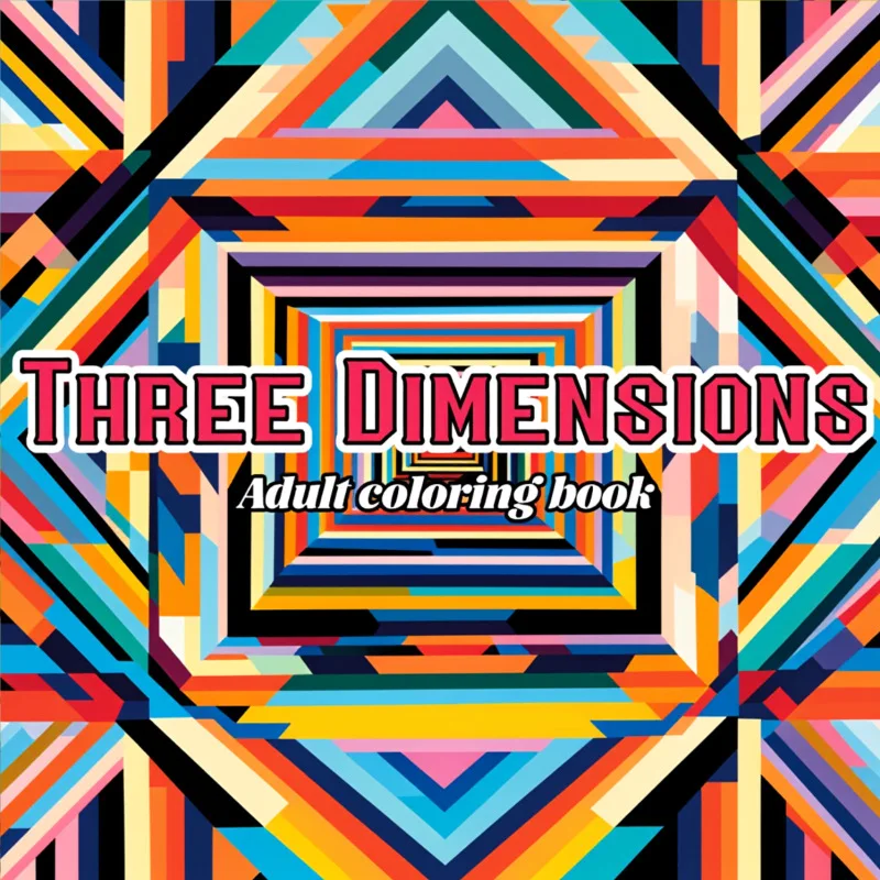 Cross-border new arrival three-dimensional space coloring book adult coloring graffiti coloring book coloring book thickened