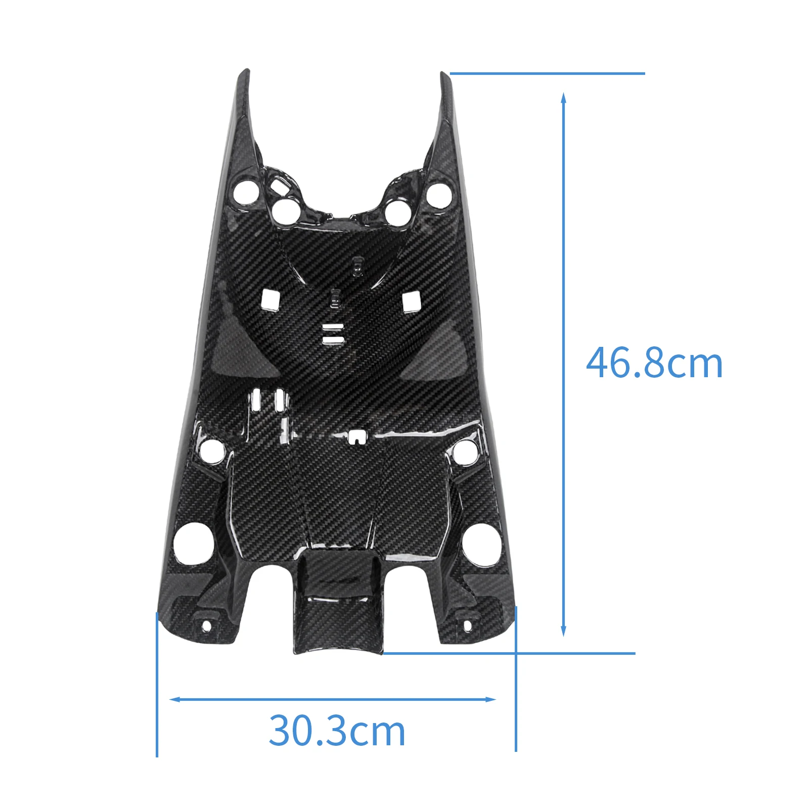 For BMW R12 Nine T 9t R NINE T 2024 2025 Carbon Fiber Rear Hugger Rear Under Tail Section Mud Panel Cover For Refit Short Tail