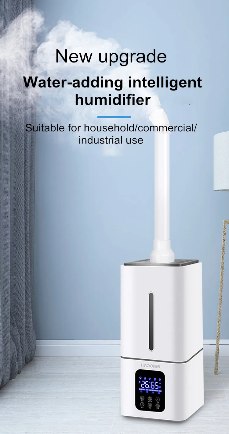 15L 1500ml/h Luftbefeuchter Industrieller Ultraschall-Gemüse-Frischhaltegerät Großer Zerstäuber Haushalt Kommerziell Obenliegende Wasserzufuhr – Detail 1