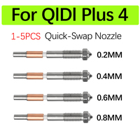 For QIDI Plus 4 Nozzle Bimetallic Ceramic Insulation Integrated Not Easy to break For QIDI Plus 4 Parts