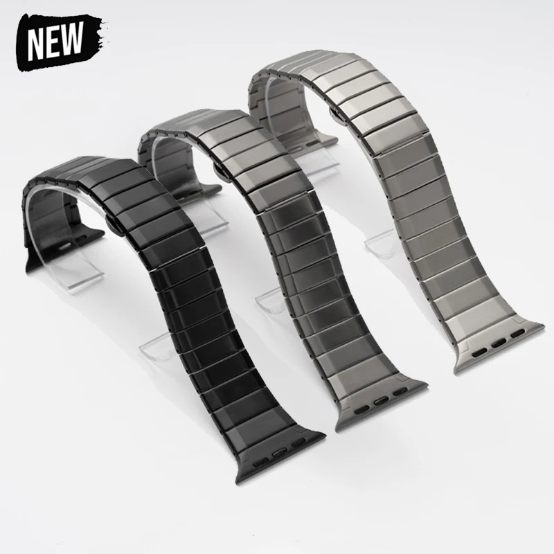 Edelstahlarmband für Apple Watch Band Ultra 3 2 49mm 46mm 45mm 44mm 42mm Schnellwechsel-Armbänder für iWatch 11 10 9 7 6 5 4