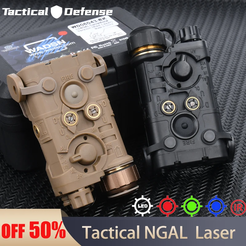 WADSN NGAL Tactical NGAL Red Green Blue Airsoft IR Aiming Flashlight Surefir M600U Hunting Scout Light White LED Spotlight Remot