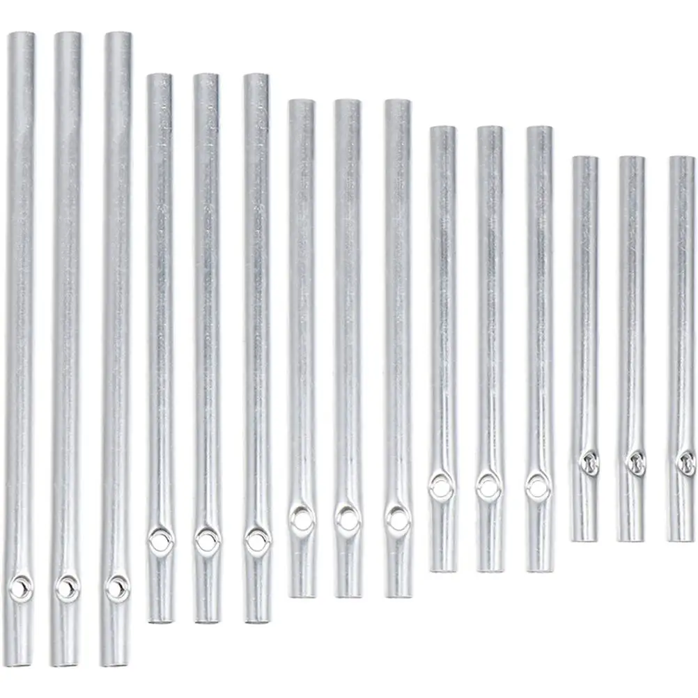 

40pcs Wind Tubes 6mm 7-11 5cm DIY Chime Tube Aluminum Pipes Replacement Parts Hanging Pendants Craft Supplies
