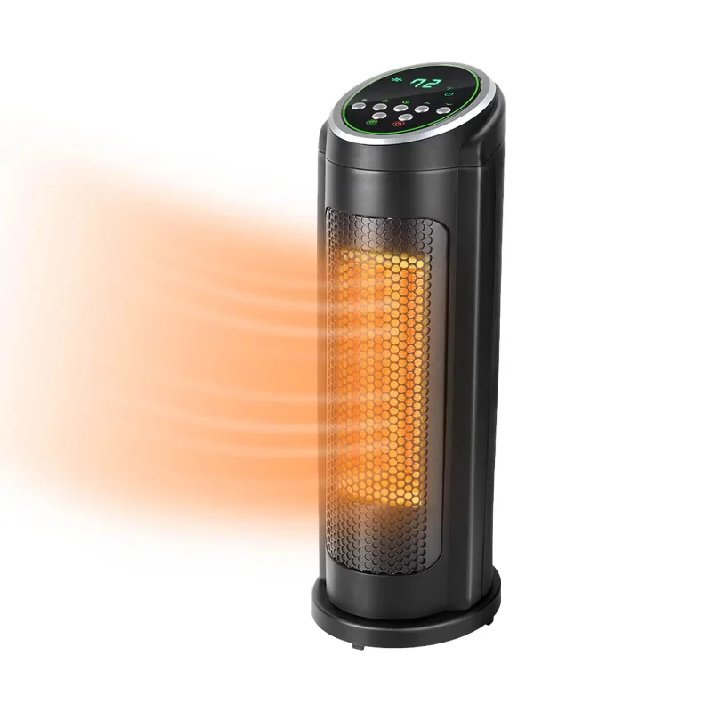 CETLus CE ERP RoHS 16 Inch Electric Portable Indoor Home Space Living Room Bedroom PTC Ceramic Digital Tower Heaters