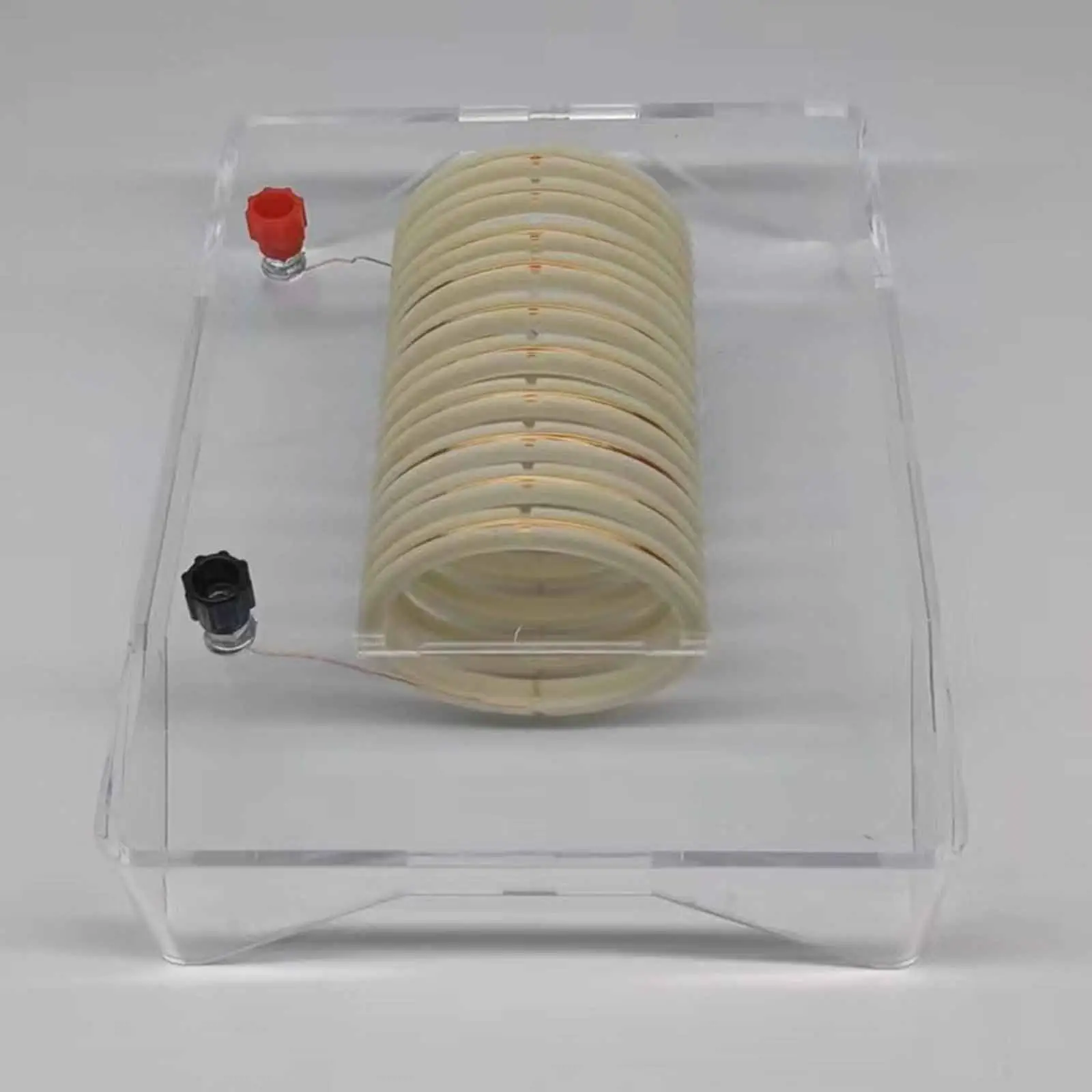 Current Magnetic Field Demonstrator Physics Experiment Transparent Base Educational Model Electromagnetism Experiment for School