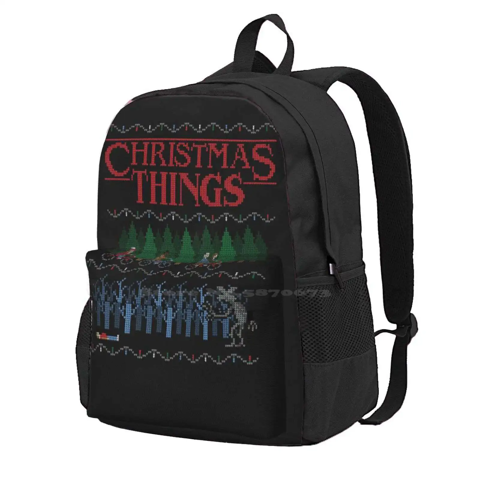 Christmas Things Hot Sale Schoolbag Backpack Fashion Bags Holidays Ugly Sweater Ugly Christmas Sweater Ugly Holiday Sweater