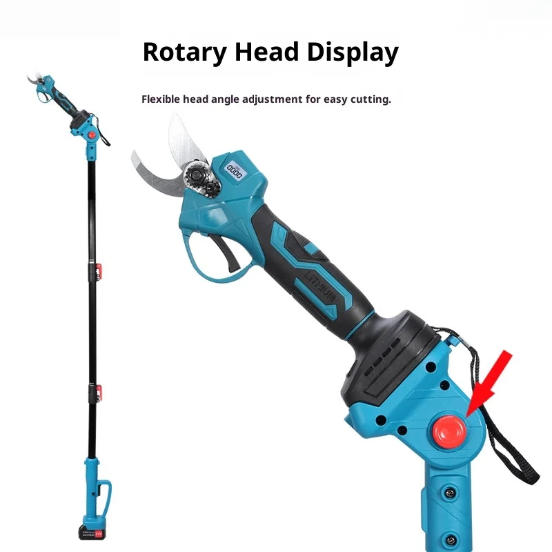 منشار كهربائي عالي الفروع مقصات تشذيب Gartenwerkzeug Podadora Elendrica Telescopeica Motosierra Telescopeica Batería السابق معطلي