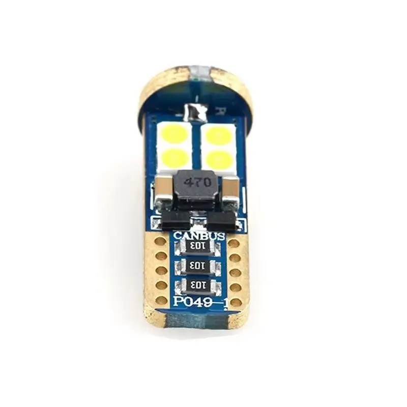 

100X Car Auto T10 canbus 12 SMD 3030 LED W5W 194 168 led 12V-24V White Red Amber Car Side Tail Light Parking Clearance Bulbs