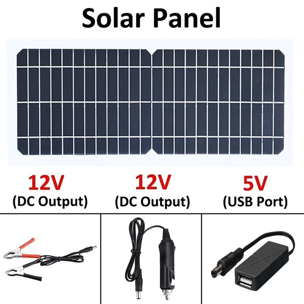 Flexible Solar Panel 10W 20w 30W Panel Solar usb Solar charger Cell Battery Power Bank for Phone Hiking RV Car MP3 PAD Supply