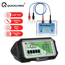 QUICKLYNKS BM5-D Car Battery Tester 12V LED 433MHz Monitor Head-Up Display SOH SOC Charging Battery Analyzer Diagnostic Tool