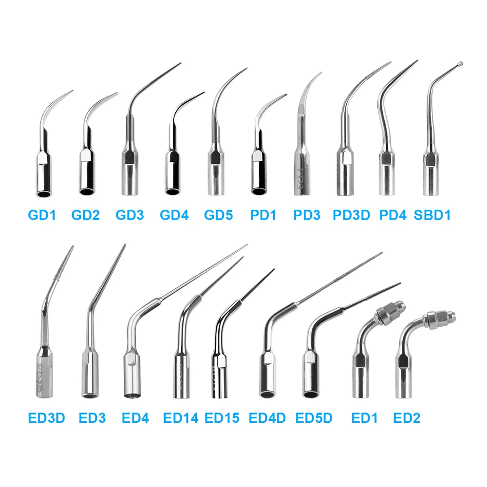 AZDENT-escarificador ultrasónico Dental, 1 pieza, escalador, punta, endodoncia, apto para SATELEC DTE NSK, escarificador ultrasónico, pieza de mano