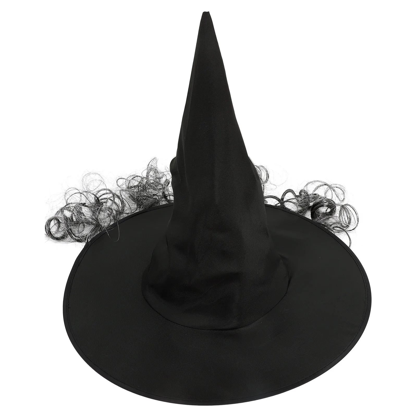 Witch Hat Women Halloween Cosplay Wide Brim Party Photo Prop Lightweight Festival Accessory Decorative Costume Hat