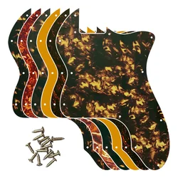 xinyue Guitar Parts For US FD DIY Classic Series '72 Thinline Tele Telecaster Guitar Pickguard Blank Scratch Plate Flame Pattern