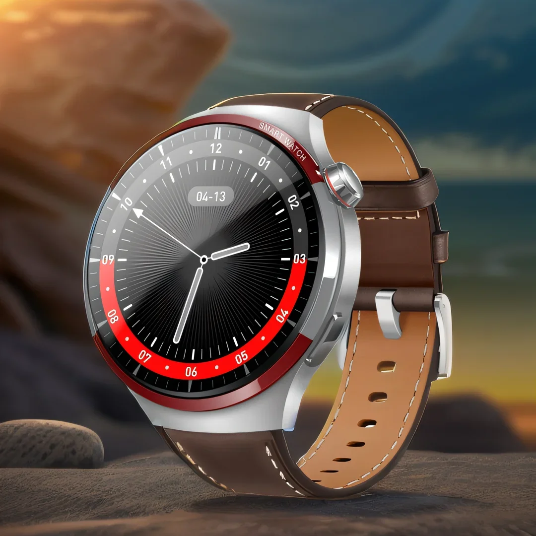 

2024 New Watch 4 Pro Smartwatch for Men - Bluetooth Call. NFC. GPS Tracker. Sleep Monitor. Voice Assistant. for IOS & Android.