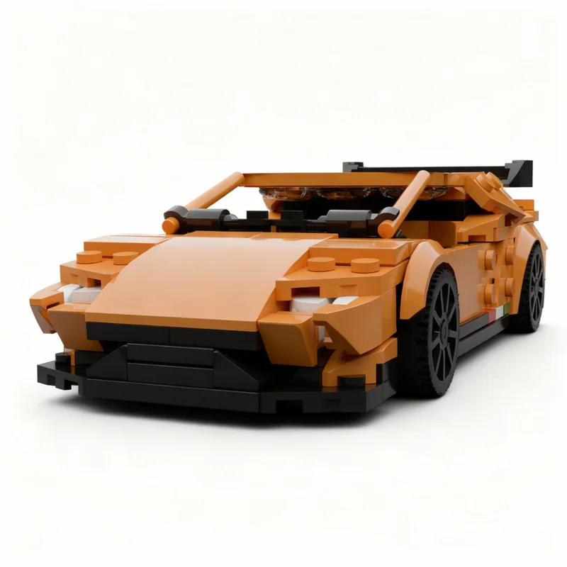 

356PCS MOC City Champions Super Car Classic Supercar Huracan Performante Model Technology DIY Creative Assembly Bricks Gift Home