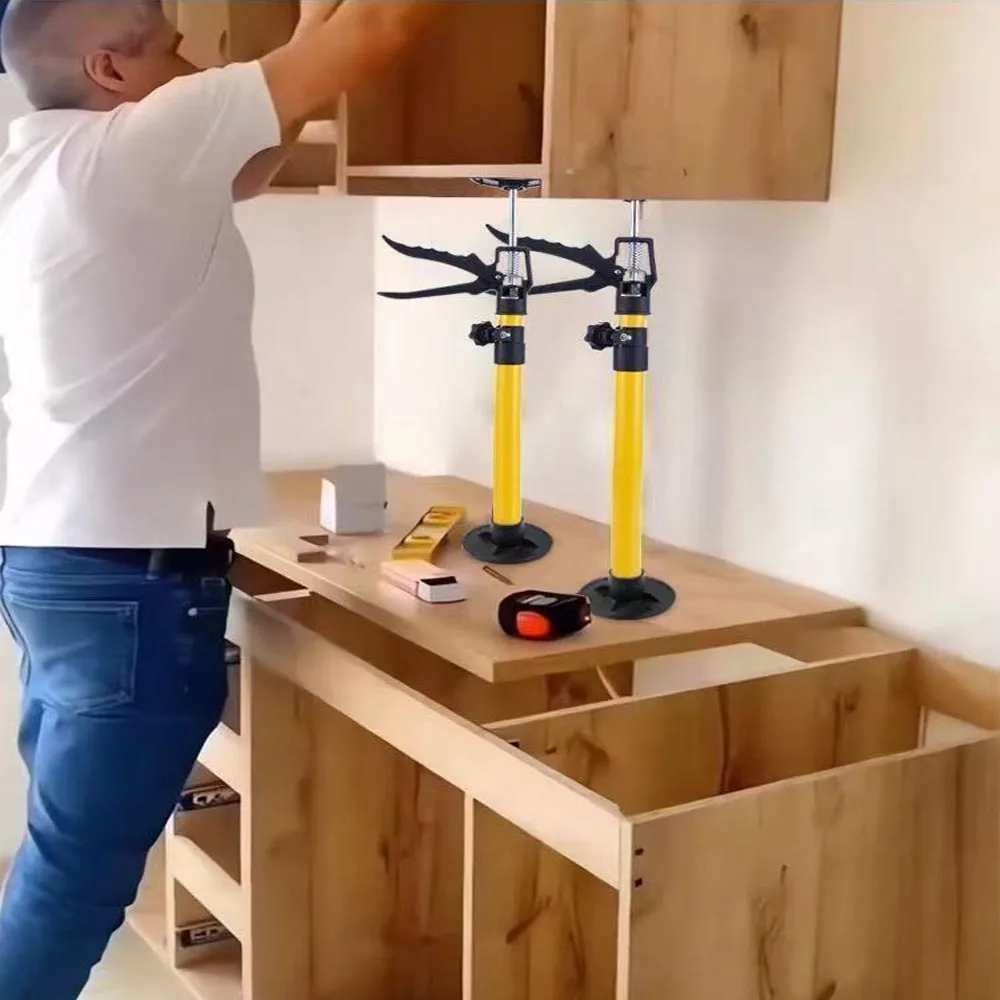 

Новый трудосберегающий телескопический стальной опорный стержень, домкраты для шкафа, настенный опорный столб, строительный инструмент, нескользящий ручной подъемный инструмент