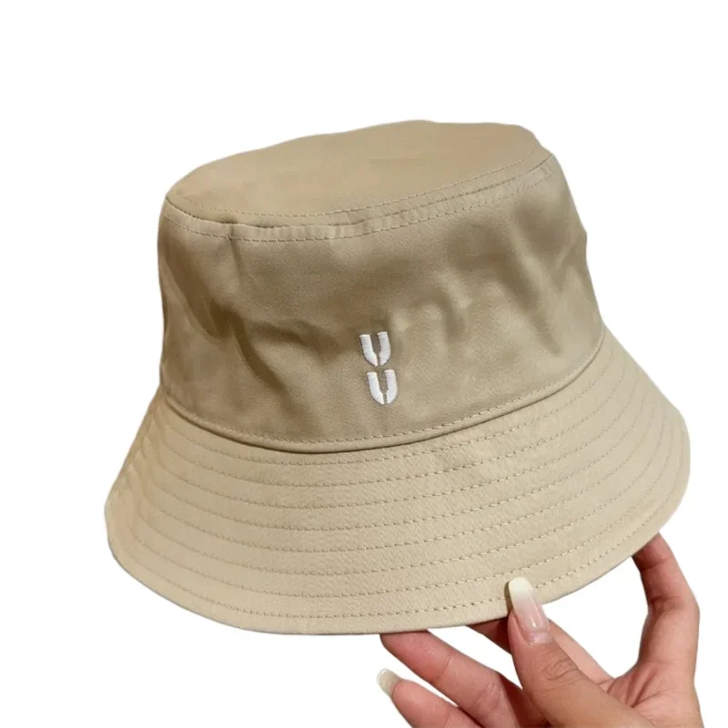 Gorra de pescador con ala de verano para mujer, sombrero de cubo de algodón, diseño Retro, bordado de letras, deporte al aire libre, m938504