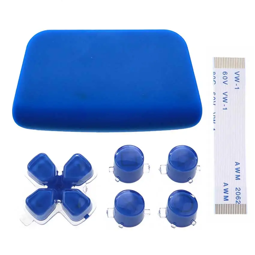 JCD Direction Function Key Cross ABXY D Pad Buttons For PS5 V1.0 BDM-010 Controller Button Kit Plastic Touchpad 18Pin Flex Cable