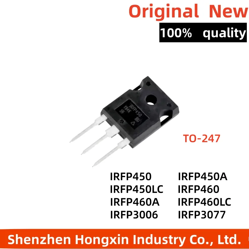 1-5 Piece IRFP450 IRFP450A IRFP450LC IRFP460 IRFP460A IRFP460LC IRFP3006 IRFP3077-TO247