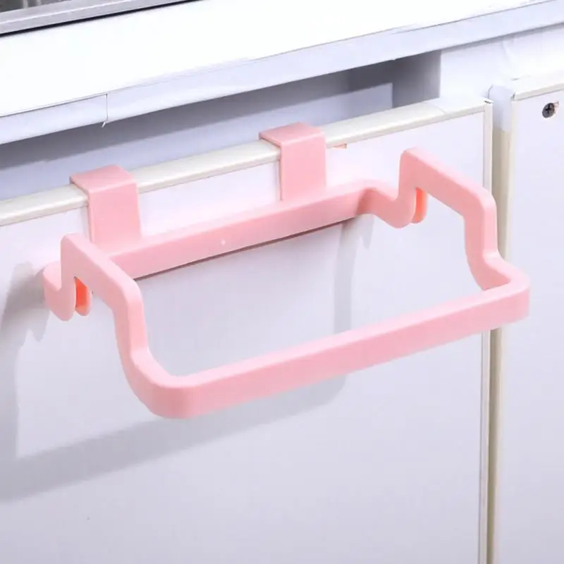 Muti Colors Creative Hanging Trash Rubbish Bag Holder Garbage Rack Cupboard Cabinet Storage Hanger For Kitchen